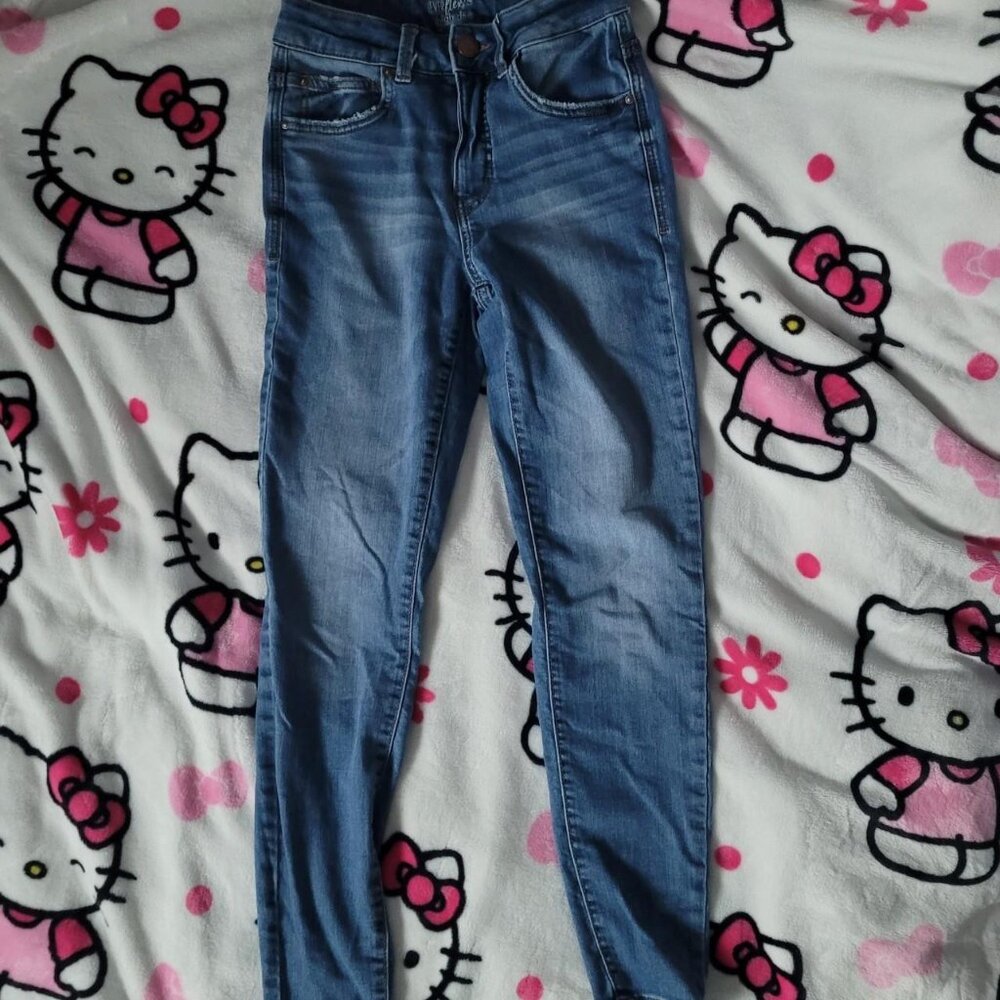 Maurices Everflex Women's Blue and Navy Jeans